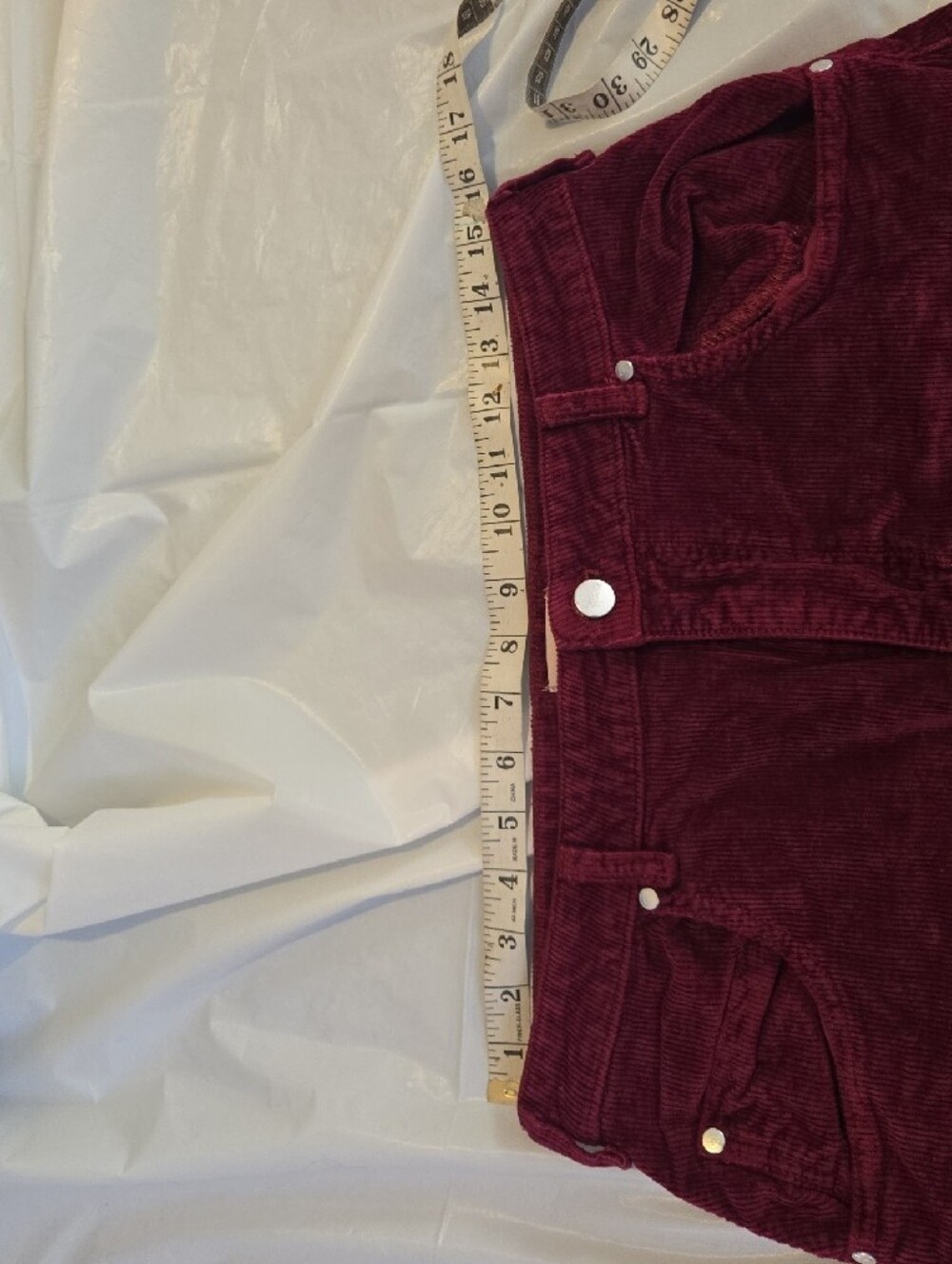 Pilcro The Madi Corduroy Skirt with Front Slit Size 12 - Picture 4 of 9